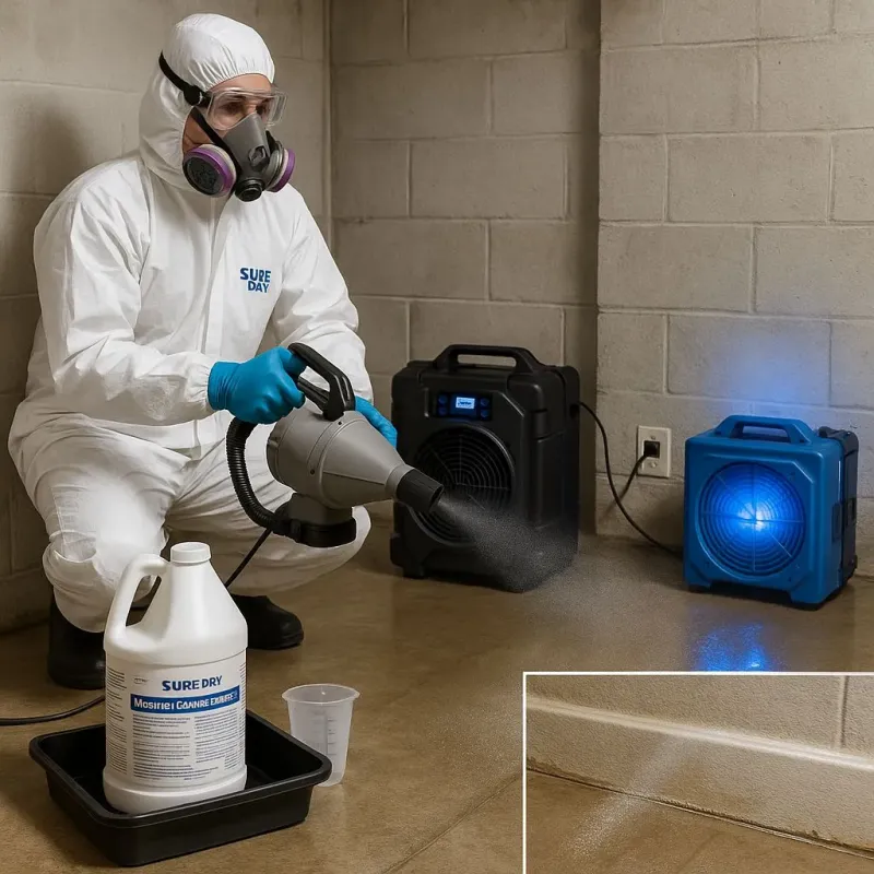 Sanitization and Odor Removal process in Bethesda, OH