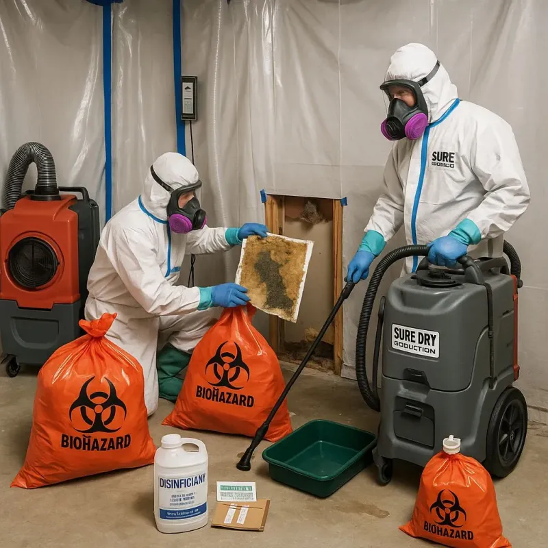 Contaminated Water Handling Protocols process in Bethesda, OH